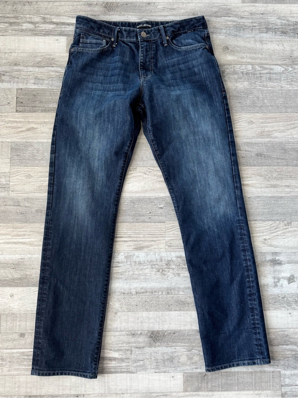 Mavi mens jeans Matt relaxed straight leg dark wash size 34x36 M27